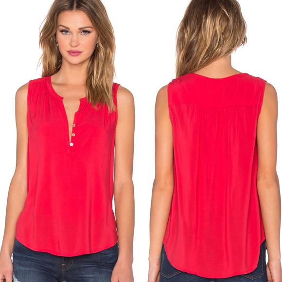 Velvet by Graham & Spencer Tops - NWT Velvet by Graham & Spencer Eleanor Henley Tank